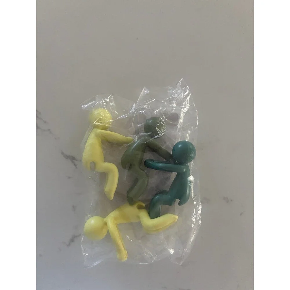 Plant Support Figurines Set of 4 Mini Plant Holders New